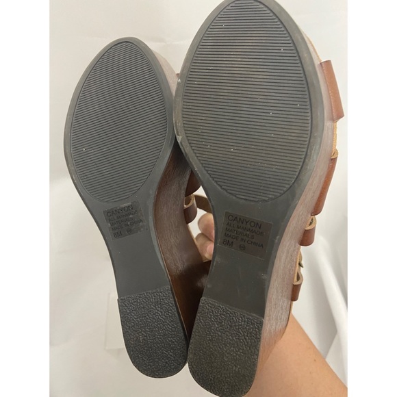 EDL Pop Memory Foam Canyon Wedge Sandals - Picture 8 of 8